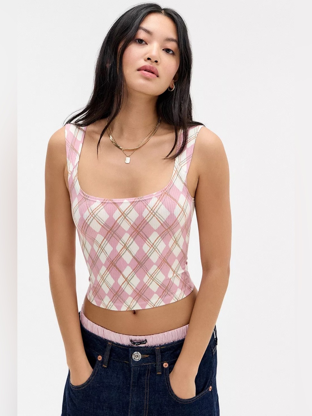 BDG Urban Outfitters Square Neck Tank Top NWT